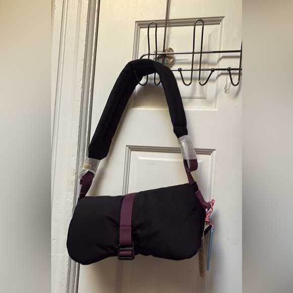 Coach Handbags - Coach Coachtopia Loop Puffy Wavy Dinky Bag in Black & Purple - NWT